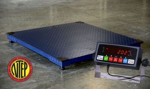 New NTEP 5000lb/1 lb 4x4 Pallet Floor Scale w/ Indicator Legal 4 Trade Free Ship