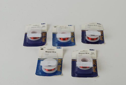 NEW Lot of 5 Rolls GC L3-612 / L3-616 Magnet Wire NOS