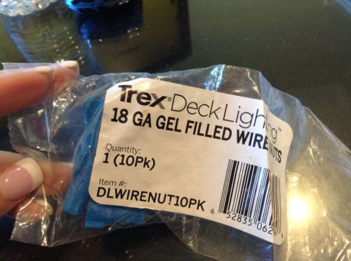 Trex Deck Lighting Gel Filled  Wire Connector Nut Bag of 10 NEW