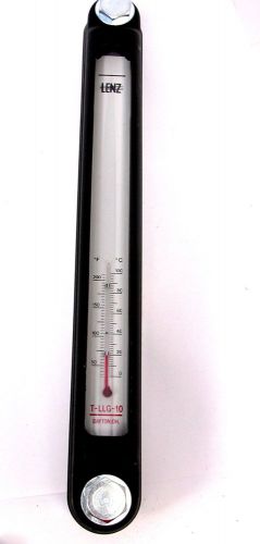 New lenz 10&#034; level/temp sight gauge t-llg-10 window 1/2&#034;-13 mounting bolts for sale