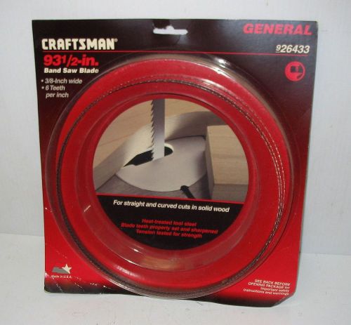 Craftsman No. 926432 Band Saw Blade 1/4&#034; x 6 tpi x 93-1/2&#034;  New In Box