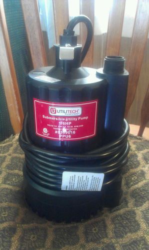 Utilitech 0.16-hp thermoplastic submersible utility water pump for sale
