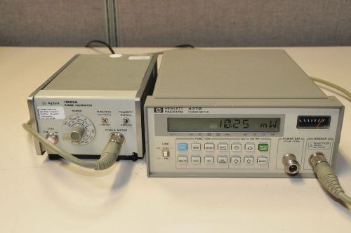 HP Agilent Keysight 437B RF Power Meter Tested with range calibrator see Picture