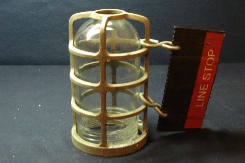 Crouse hinds light industrial explosion proof small glass dome and cover sign for sale