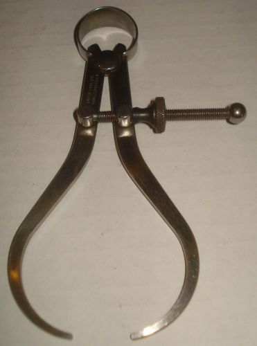 Vintage union tool co. 4 in spring-type outside calipers w/ flat legs for sale
