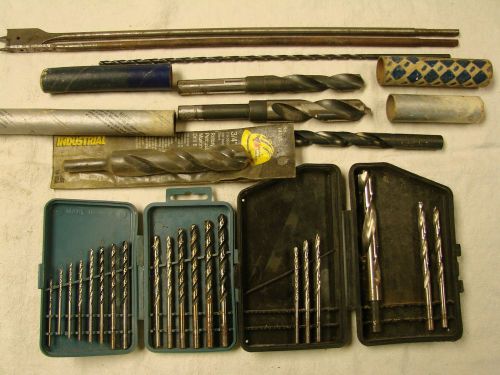 ASSORTED USED DRILL BITS
