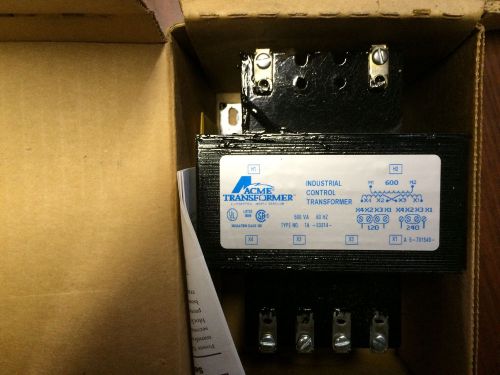 ACME TA-83314 500 VA PRI 600V SEC 120/240V TRANSFORMER New in Box