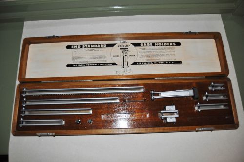 Doall vintage micro-step gage block holder kit accessory kit in the original box for sale