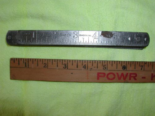 Lufkin Metal Folding Measuring Ruler 72&#034; Vintage No. 1176