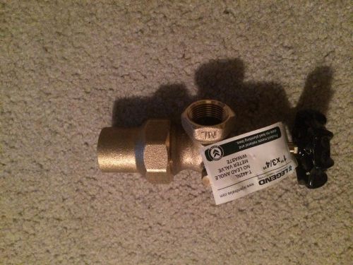 Legend valve angle meter valve 1&#034;x3/4&#034; for sale