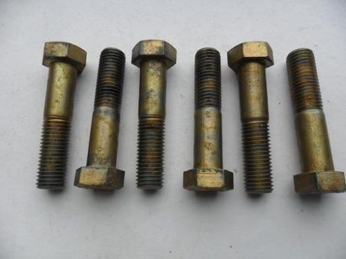 6 Commerial/Industrial  Grade 7/8&#034; by 4&#034; bolts