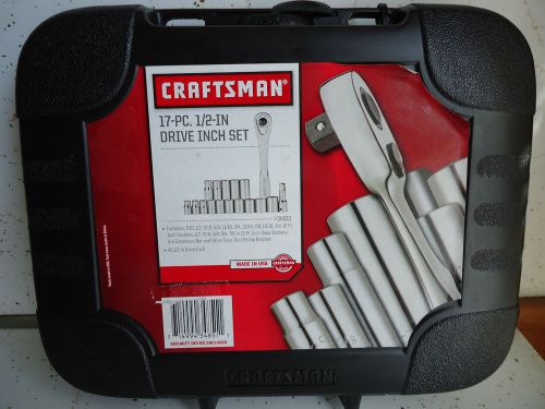 Craftsman 17 pcs. 1/2&#034; drive wrench set 12 pt. for sale