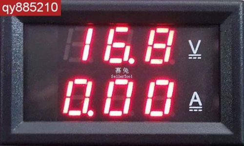 Dc 0-100v 10a dual red led digital voltmeter ammeter panel amp volt gauge f5n for sale