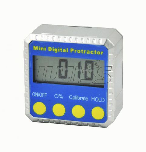 Digital BEVEL BOX Inclinometer Angle Gauge Meter Protractor 360° with Magnets