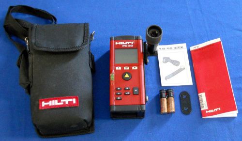 Hilti PD20 range meter with math functions &amp; PA420 site system, up to 300 feet.