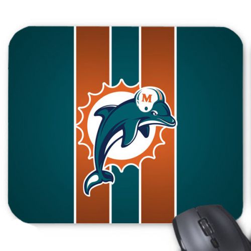 Miami Dolphins On Gaming Mouse Pad Anti Slip