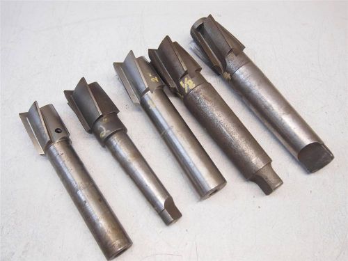 5 Cleveland Endmills 1 3/4&#034; to 2 1/4&#034;   End Mills