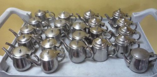 22 Stainless Steel Pitchers Creamer Single Serve Gooseneck Hot Water Teapot