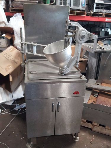 Belshaw adamatic donut fryer 718lcg w/bki free standing ventless hood for sale