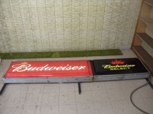 10&#039; BUDWEISER / BUD SELECT OUTDOOR SIGN