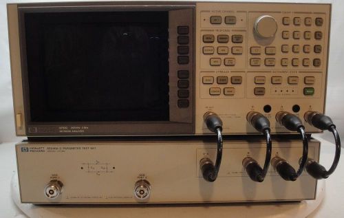 Hp agilent 8753c network analyzer with 85046a s-parameter test set (0.3-3ghz) for sale