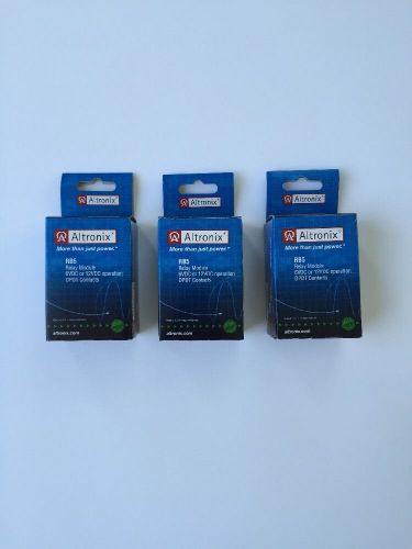 Altronix RB5 (LOT OF 3)  Relay Module 6 or 12 VDC  DPDT Contacts @ 5 amps - NIB!