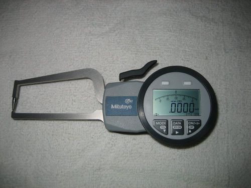 Mitutoyo 209-573 Digital Caliper, Battery Powered, Inch/Metric, Pointed Jaw 0-20