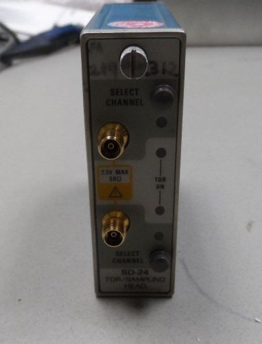 Tektronix SD-24 TDR / Sampling Head SD24 Plug in Module SN:B010157