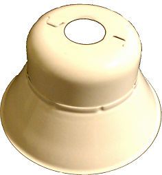10 pack - Split Cup Adjustable Escutcheon | 1/2&#034; Cup and Skirt - White