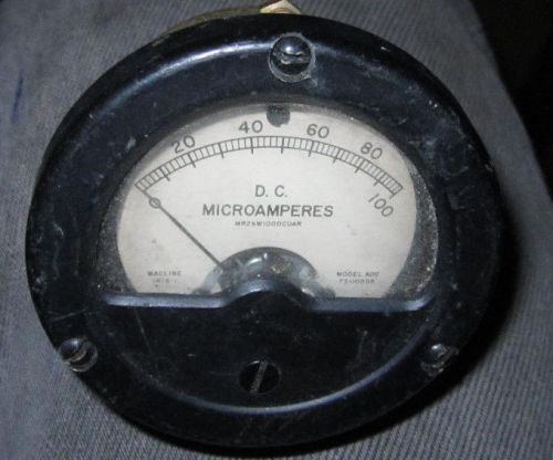 2 INCH  DC MICROAMPERES 100