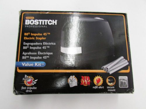 Bostitch B8 Impulse 45 Sheet Electric Stapler &amp; Staples Pack, Black (B8E-VALUE)