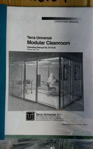 TERRA UNIVERSAL MODULAR CLEAN ROOM PORTABLE LABORATORY SCIENTIFIC EQUIPMENT