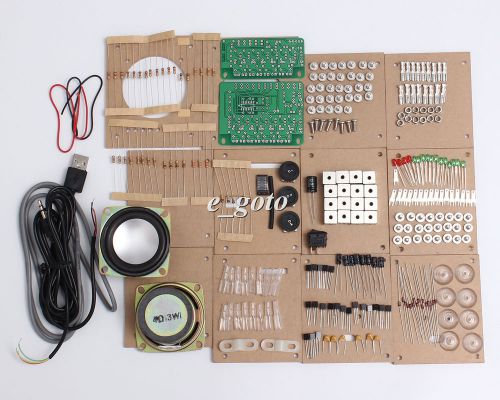 APS-2 Green Red LED Level indicator DIY Kit Precise 3W+3W Speaker Kit