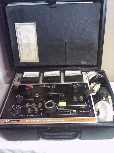 PRECISION 467 PICTURE TUBE RESTORER/ANALYZER WITH MANUAL &amp; EXTRAS