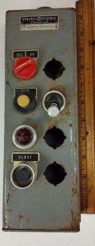 GE Control Off/On, Raise, Close, Directional knob, Red Light   used