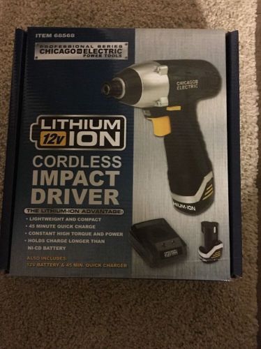 Chicago Electric Lithium-ION cordless Impact Driver.