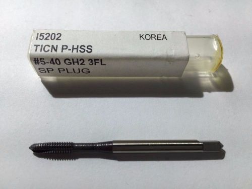 #5-40 yg1 spiral point plug tap gh2 edp#l5202 ticn coated for sale
