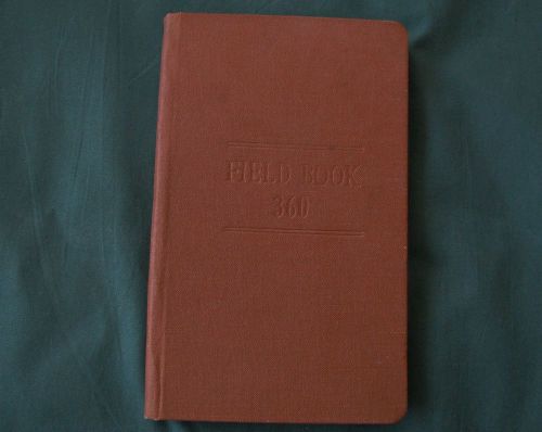 Vintage Hughes, Owens Co., Ltd. Montreal Field Book 360 Unused NR