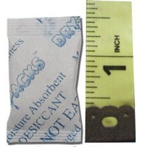 Silica Gel Desiccants Packets - 7/8&#034; X 1 1/2&#034; - 1 Gram Packs - 300 Packets of