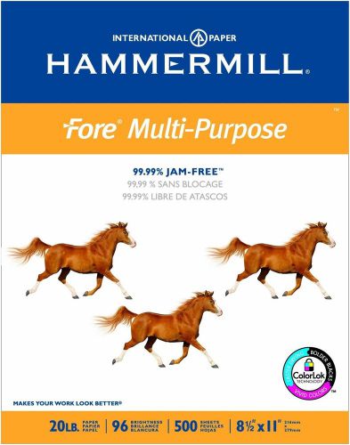 Hammermill Fore MP 20lb 8 1/2 x 11 96 Bright 20lb 500 Sheets/1 Ream (103267)
