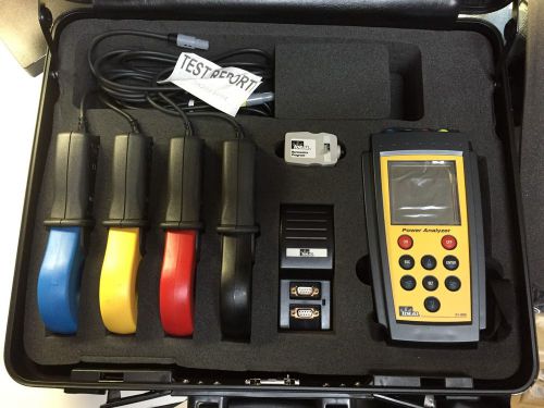 IDEAL 61-806 POWER ANALYZER WITH (4) CPR CLAMPS  AND ACCESSORIES