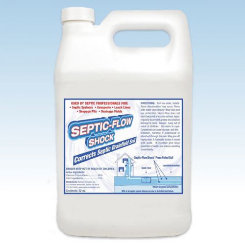 Septic-flow drainfield repair treatment - cleans septic drainfields for sale