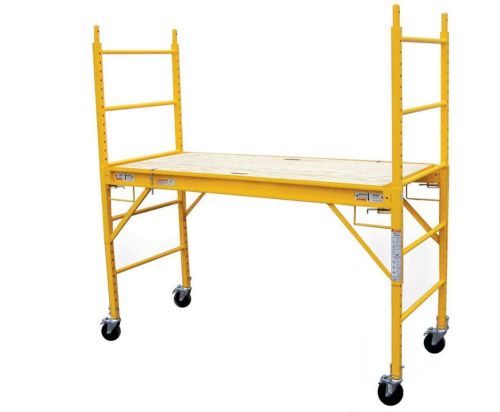 6 ft. x 6 ft. x 29 in multi-use drywall baker scaffolding 1000 lb. load capacity for sale
