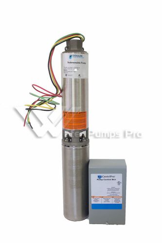 25gs10412c goulds 25gpm 1 hp 4&#034; submersible water well pump &amp; motor 230v 3 wire for sale