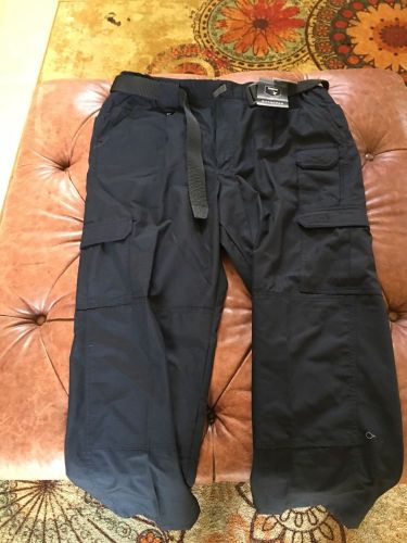 (NEW) LOT OF 3  emt\tactical mens  Pant, Dark Navy, Size 42/30 with belt