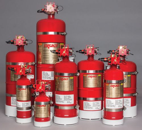Fireboy cg20550227 automatic discharge fire extinguisher system 550 cubic feet for sale