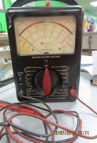 Vintage Bakelite Triplett Voltage Meter Model 630 type 4