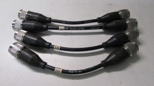 Agilent Keysight 8120-4782 Cables for 85046A/85047A S-Parameter Test Set, qty 4