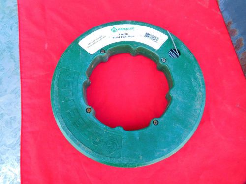 Greenlee 438-20 240 ft  Steel Fish Tape cable puller 240&#039; X1/8&#039;&#039; X 0.060&#039;&#039;