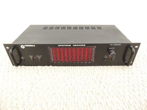 Vintage Formula Model TA 2900 Audio Spectrum Analyser 8KHz-30KHz